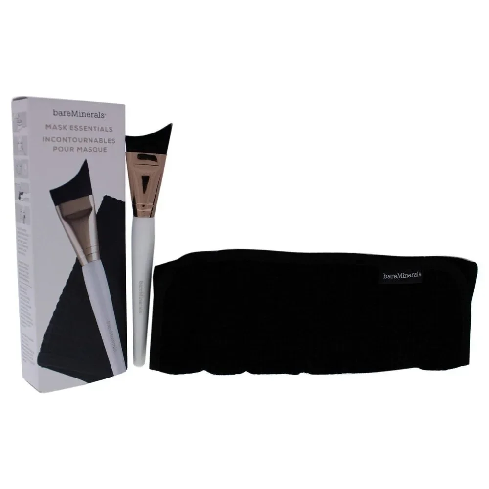 bareMinerals Mask Essentials Mask Applicator Kit 2 Pc Applicator Brush and Cloth